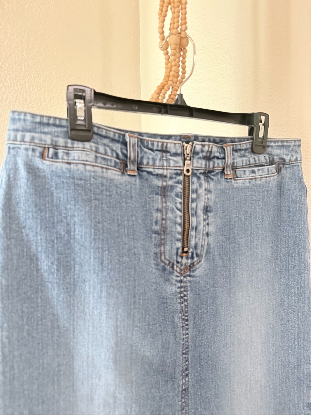 Venezia Denim Maxi Skirt - Picture 2 of 6